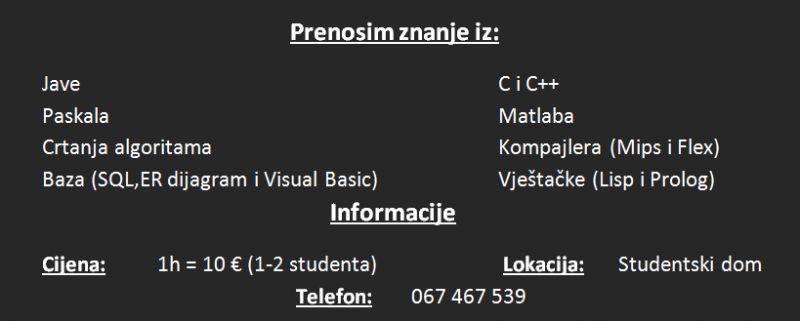 Časovi programiranja Pg - Obrazovanje - Crna Gora