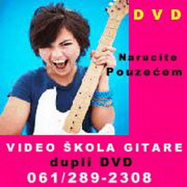 KURS GITARE, BUBNJEVA i KLAVIRA na duplom DVD -u - Obrazovanje - Crna Gora