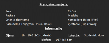 Časovi programiranja Pg - Obrazovanje - Crna Gora