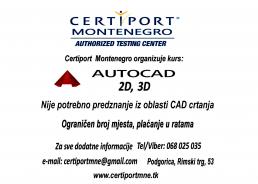Kurs AutoCAD 2017 - Obrazovanje - Crna Gora